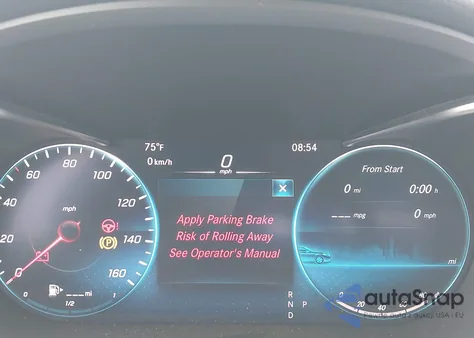 2021 Mercedes-Benz C 300 4Matic z USA, uszkodzony, nr VIN W1KWF8EB4MR651124